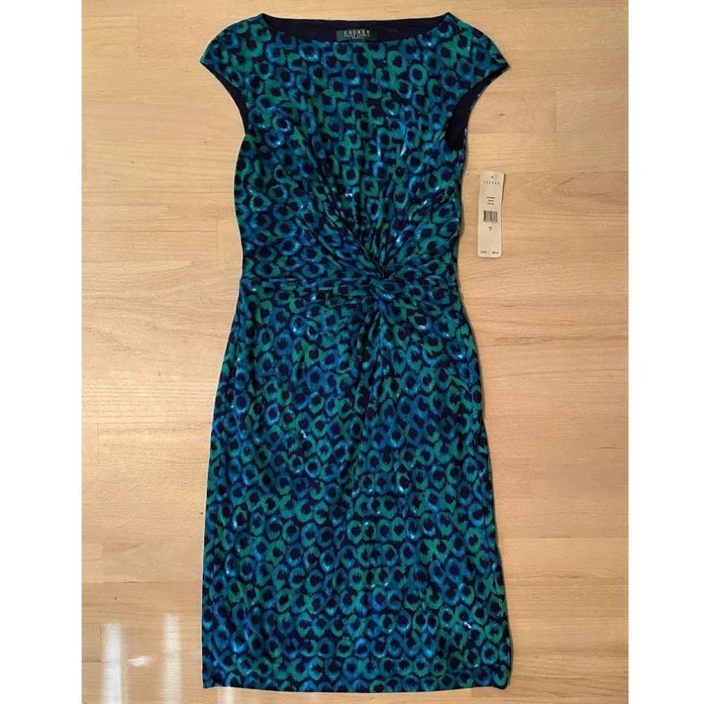 NWT Lauren Ralph Lauren cap sleeve dress size 2
